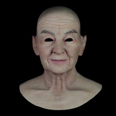 (SF-N9) Crossdress cosplay realistic human face silicone male full head mask fetish wear